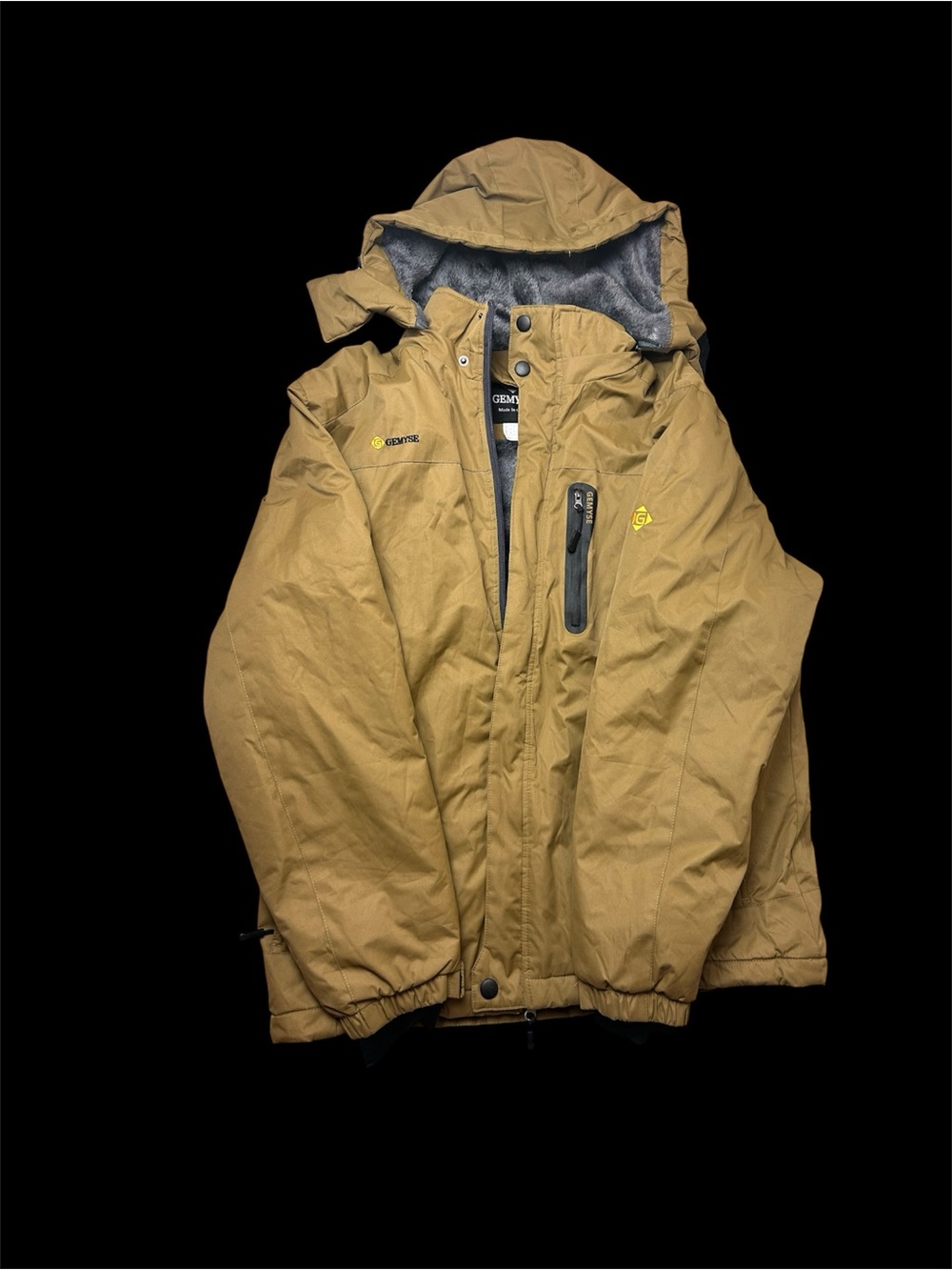Gemyse men’s size medium ski winter jacket full zip